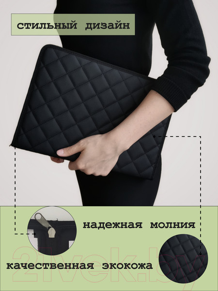 Изображение товара Папка для бумаг ElCrucce А4 35х24х3 (экокожа)