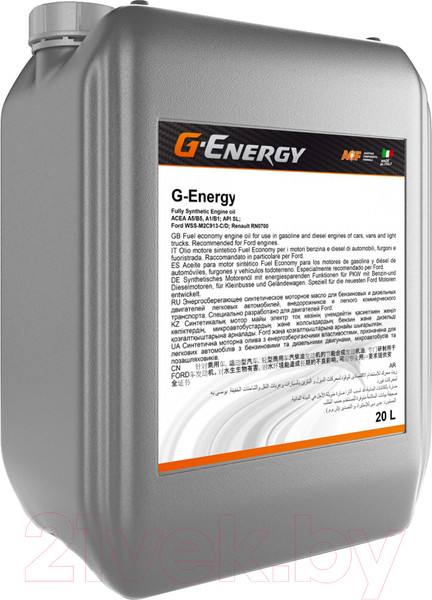 Изображение товара Моторное масло G-Energy G-Profi MSK 5W40 / 253133927 (20л)