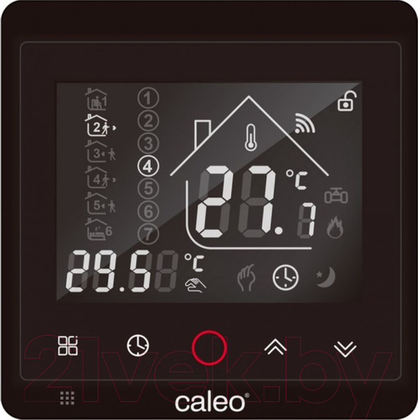 Изображение товара Терморегулятор для теплого пола Caleo С936 Wi-Fi (Black Lux)