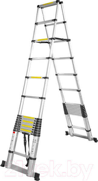Изображение товара Телескопическая лестница ForceKraft BL-TA440