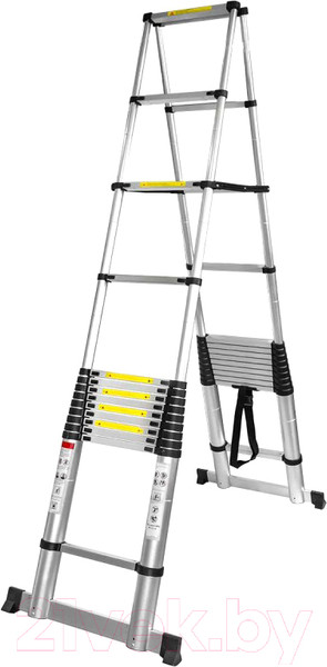 Изображение товара Телескопическая лестница ForceKraft BL-TA540