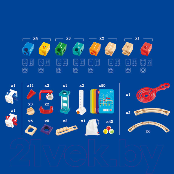 Изображение товара Развивающий игровой набор Hape Лабиринт Квадрилла / E6029_HP