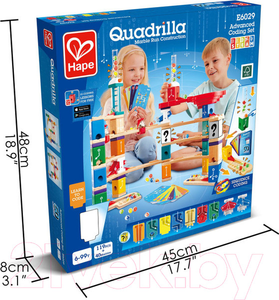 Изображение товара Развивающий игровой набор Hape Лабиринт Квадрилла / E6029_HP