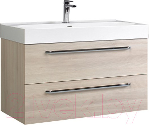 Изображение товара Тумба под умывальник Belux Стокгольм НП 100-02 (183, акация лэйкленд светлый)