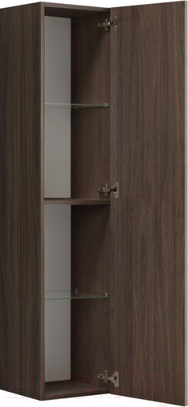 Изображение товара Шкаф-пенал для ванной Belux Стокгольм ПН35 (194, орех карини натуральный)