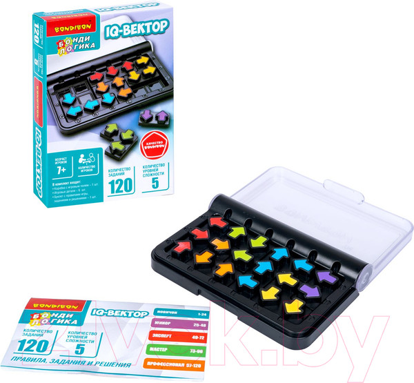 Изображение товара Игра-головоломка Bondibon БондиЛогика IQ-Вектор / ВВ5954