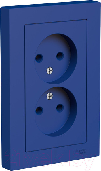 Изображение товара Розетка Systeme (Schneider) Electric AtlasDesign ATN001120 (аквамарин)