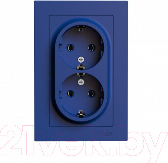 Изображение товара Розетка Systeme (Schneider) Electric AtlasDesign ATN001124 (аквамарин)