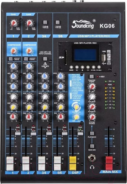 Изображение товара Микшерный пульт Soundking KG06