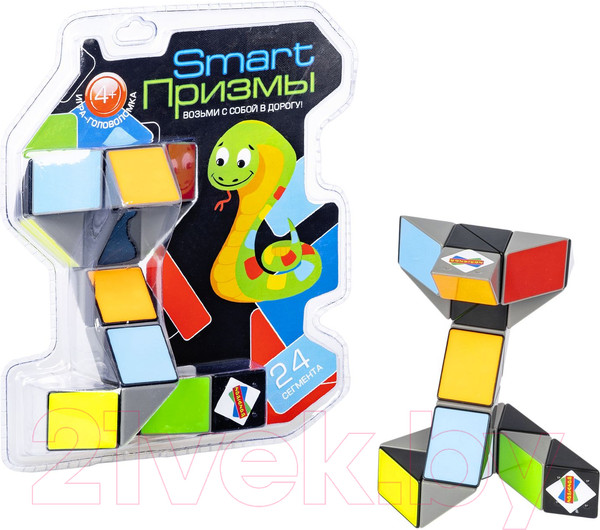 Изображение товара Игра-головоломка Bondibon Smart Призмы Пестрая змейка / ВВ5881