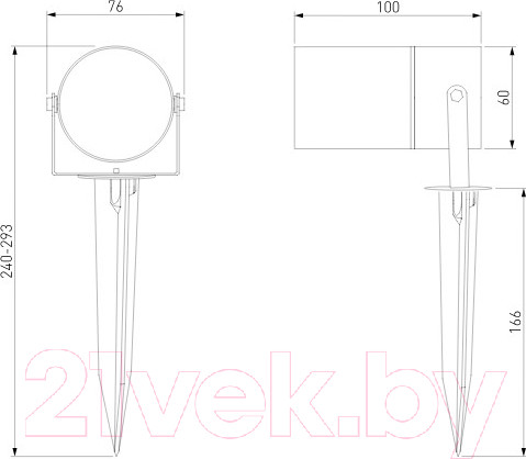 Изображение товара Прожектор Elektrostandard Landscape LED / 043 FL