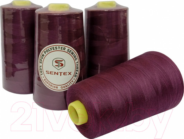 Изображение товара Набор швейных ниток Sentex 100% полиэстер 50/2 5000 ярдов 1137 (4шт)