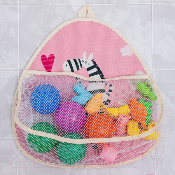 Изображение товара Органайзер детский для купания Крошка Я Зебра / 6996053