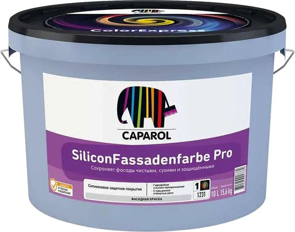 Изображение товара Краска Caparol SiliconFassadenfarbe Pro База 3 (9.4л)