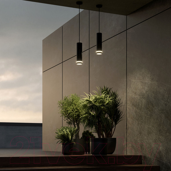 Изображение товара Потолочный светильник Elektrostandard DLR023 IP54 / 35084/H (черный)