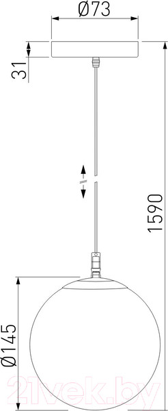 Изображение товара Светильник уличный Elektrostandard Sfera H D150 / 35158/H (черный)