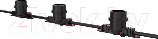 Изображение товара Садовая гирлянда JAZZway PBL-S20/ L06+1.5 / 5040540A (черный)