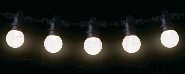 Изображение товара Садовая гирлянда JAZZway PBL-S20/ L06+1.5 / 5040540A (черный)