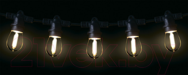 Изображение товара Садовая гирлянда JAZZway PBL-S20/ L06+1.5 / 5040540A (черный)