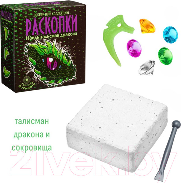 Изображение товара Набор для опытов Bumbaram Талисман Дракона / dig-62