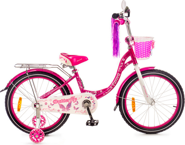 Изображение товара Детский велосипед FAVORIT Butterfly BUT-18PN (розовый)