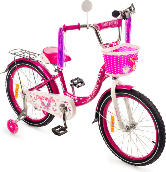 Изображение товара Детский велосипед FAVORIT Butterfly BUT-18PN (розовый)