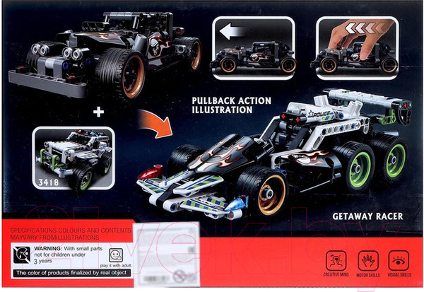 Изображение товара Конструктор инерционный Brick Супергонка / 2588806