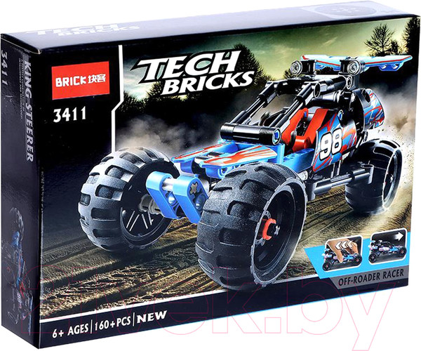 Изображение товара Конструктор инерционный Brick Багги / 2588801