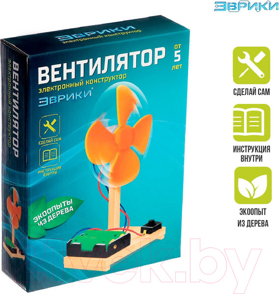 Изображение товара Набор для опытов Эврики Вентилятор / 4072195