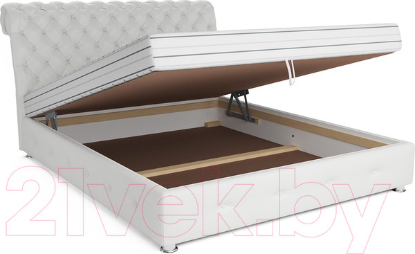 Изображение товара Двуспальная кровать Mebel-Ars Эксклюзив 160 (экокожа)