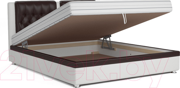 Изображение товара Двуспальная кровать Mebel-Ars Космо 160 Вариант 2 (экокожа)