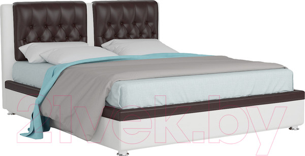 Изображение товара Полуторная кровать Mebel-Ars Космо 140 Вариант 2 (экокожа)