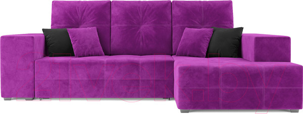 Изображение товара Диван угловой Mebel-Ars Монреаль правый (фиолетовый)