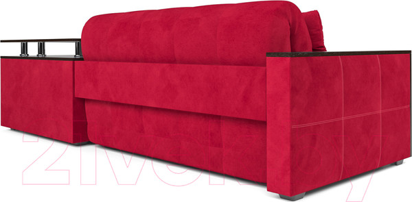 Изображение товара Диван угловой Mebel-Ars Прага (кордрой красный)