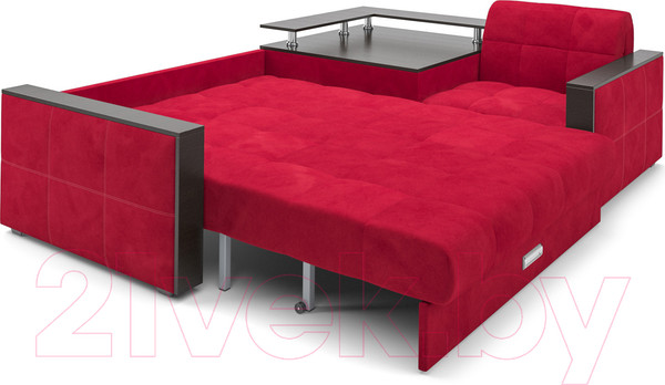 Изображение товара Диван угловой Mebel-Ars Прага (кордрой красный)