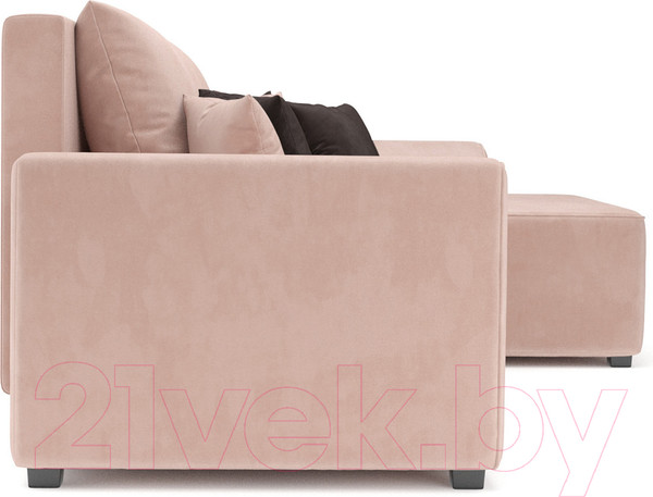 Изображение товара Диван угловой Mebel-Ars Каскад правый (кордрой бежевый)