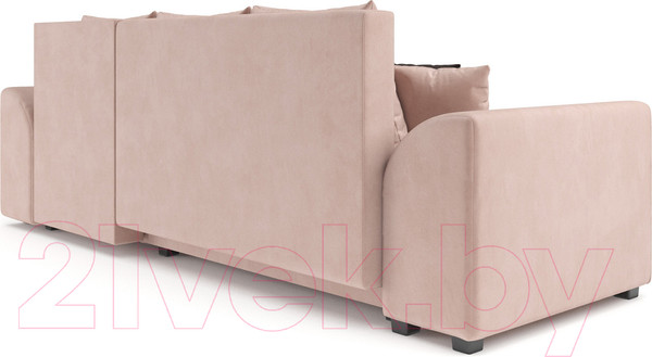 Изображение товара Диван угловой Mebel-Ars Каскад правый (кордрой бежевый)