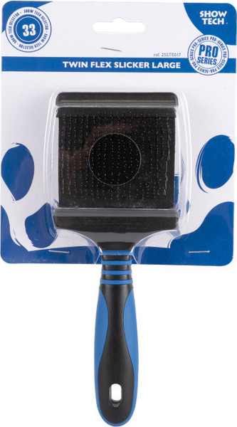 Изображение товара Пуходерка для животных Show Tech Twin-Flex Medium двухсторонняя / 25STE017