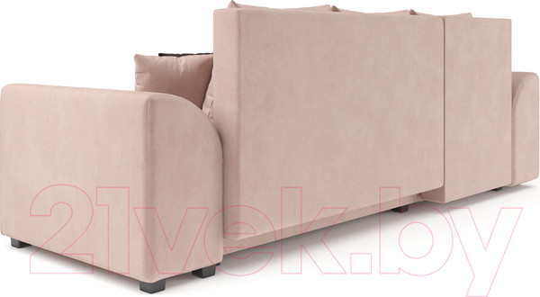 Изображение товара Диван угловой Mebel-Ars Каскад левый (кордрой бежевый)