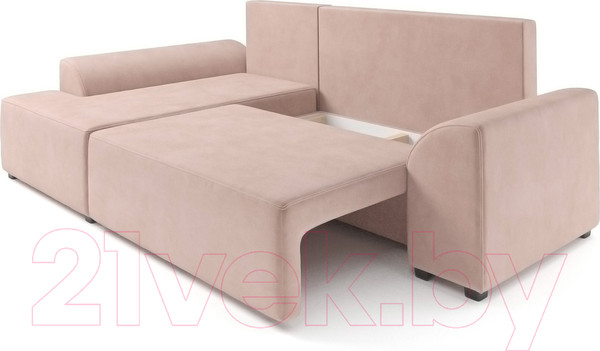 Изображение товара Диван угловой Mebel-Ars Каскад левый (кордрой бежевый)