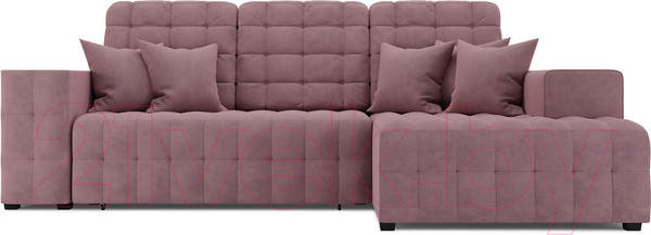 Изображение товара Диван угловой Mebel-Ars Мадрид правый (велюр пудра НВ-178 18)