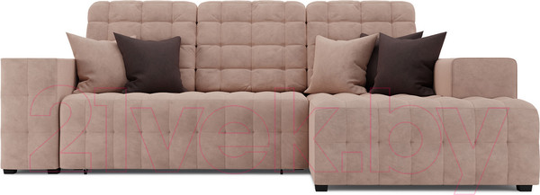 Изображение товара Диван угловой Mebel-Ars Мадрид правый (кордрой бежевый)