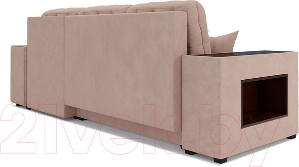 Изображение товара Диван угловой Mebel-Ars Мадрид правый (кордрой бежевый)