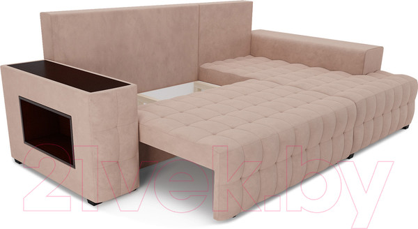 Изображение товара Диван угловой Mebel-Ars Мадрид правый (кордрой бежевый)