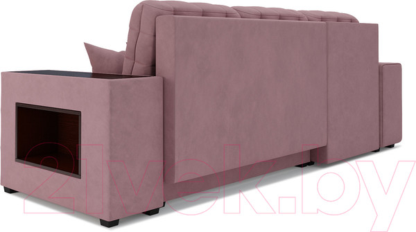 Изображение товара Диван угловой Mebel-Ars Мадрид левый (велюр пудра НВ-178 18)