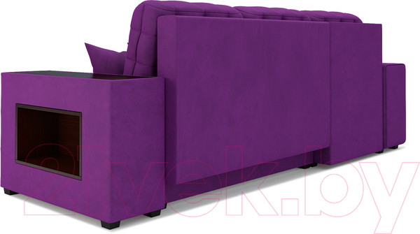 Изображение товара Диван угловой Mebel-Ars Мадрид левый (фиолетовый)