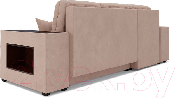 Изображение товара Диван угловой Mebel-Ars Мадрид левый (кордрой бежевый)