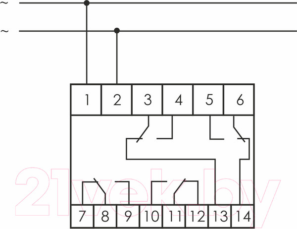 Изображение товара Реле промежуточное Евроавтоматика PK-4P 230