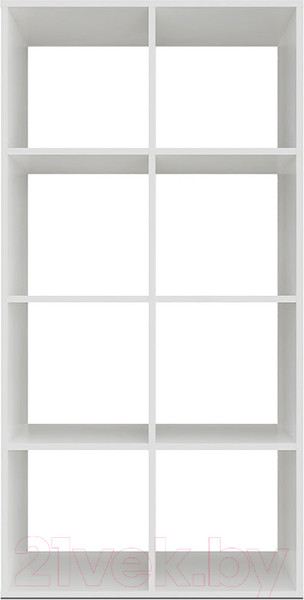 Изображение товара Стеллаж Mebel-Ars Калакс 2x4 (белый)