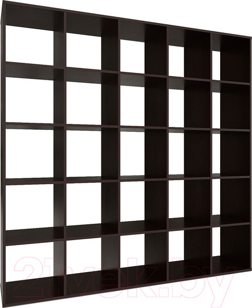 Изображение товара Стеллаж Mebel-Ars Калакс 5x5 (венге цаво)